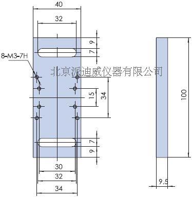 PB09 底板 光學(xué)臺(tái)移動(dòng)架 光學(xué)平臺(tái)滑動(dòng)塊 連接板 固定板 固定塊