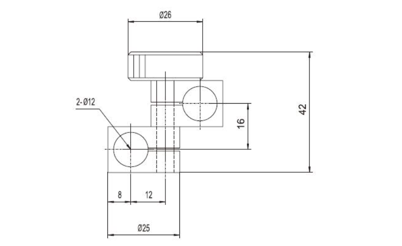 PG03-12交叉桿架，可以將2 根接桿按所需任意角度組合在一起