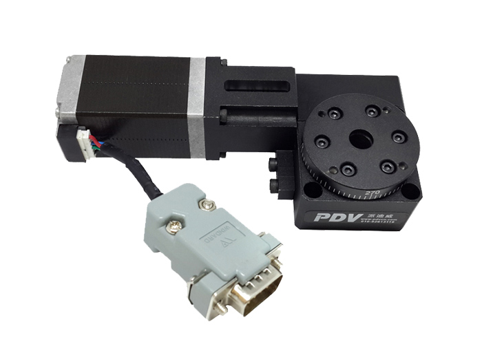 PX110-30 精密型電動(dòng)旋轉(zhuǎn)臺(tái)(蝸輪蝸桿)  直徑30mm 分度盤 